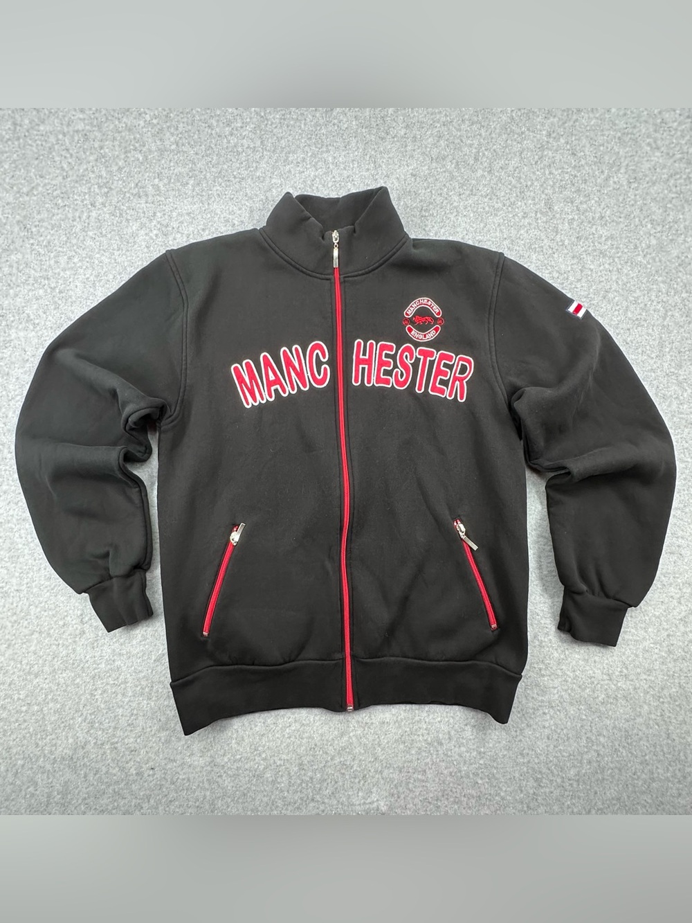 Manchester England Full Zip Sweater - Large